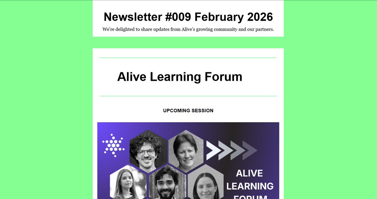 Alliance for Living Evidence (Alive) tweet media