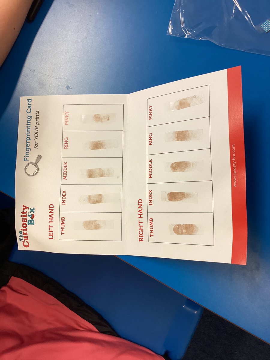 StMM_2021's tweet photo. Science club enjoyed exploring fingerprints and how they are unique. The children linked this learning to forensic science #exploring #unique #dustingforprints https://t.co/rWGZfd9vsD