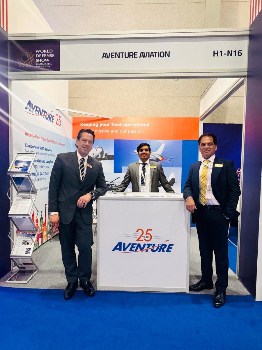 AventureAviator's tweet photo. The World Defense Show in Riyadh has been nothing short of spectacular thus far! Meet with our team at Booth H1-N16 throughout the show. https://t.co/E5xneH6Igf