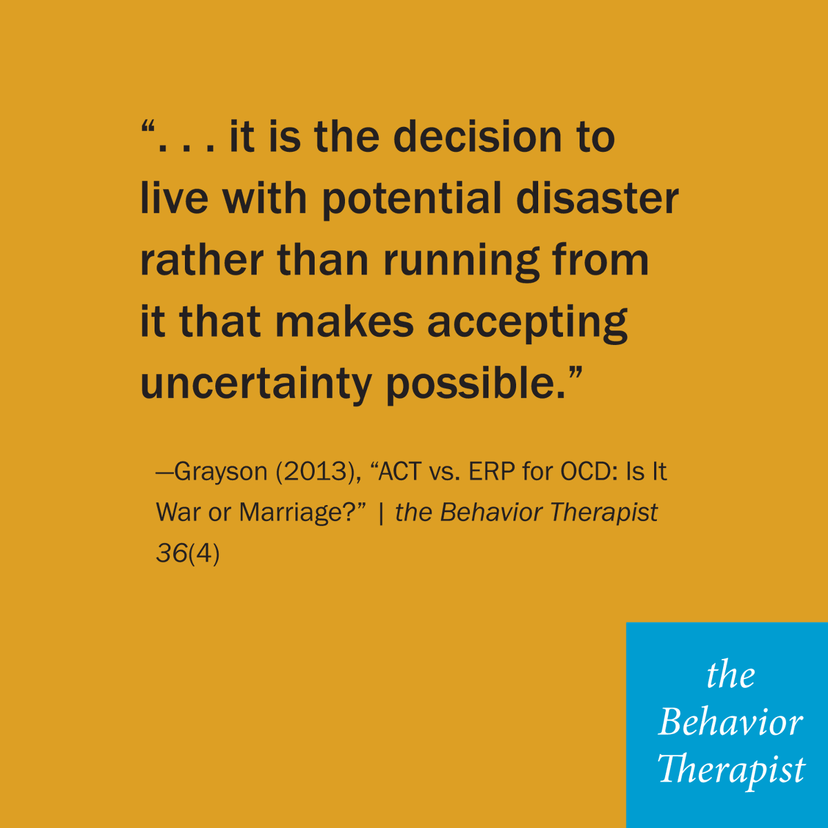 Association for Behavioral and Cognitive Therapies tweet media