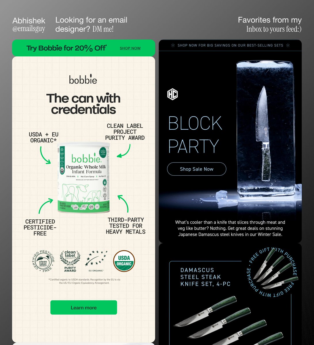 Abhishek - Email Designer 💌 tweet media