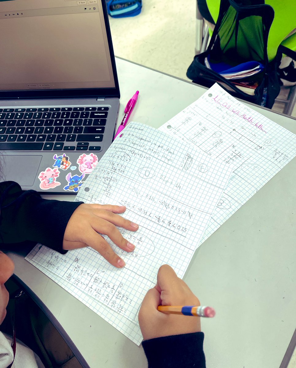 RodriguezTAG_PG's tweet image. At @TAGinPG showing math work isn’t optional—it’s essential! 🧠➕ Whether working solo or in teams, our owls know: to prove the answer, you’ve got to show your thinking 💭🦉 #MathMindset #ShowYourWork #Region4SayNoMore @disdstemmath @DrReyC @MJJackson1906 @DISDRegionIV