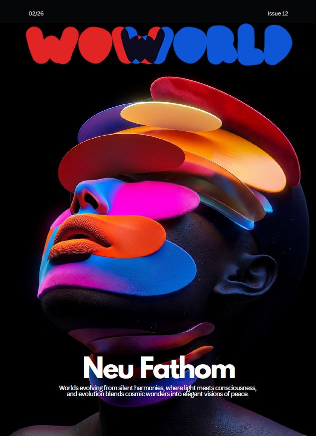 RoloCedAI's tweet photo. WOW World Magazine, specialized in AI-driven designers, has just published some of my best work in its latest edition, Neu Fathom.  
The magazine is available in both physical and digital formats and can be purchased on https://t.co/7n7ul58pxG. https://t.co/141UDJQNhA