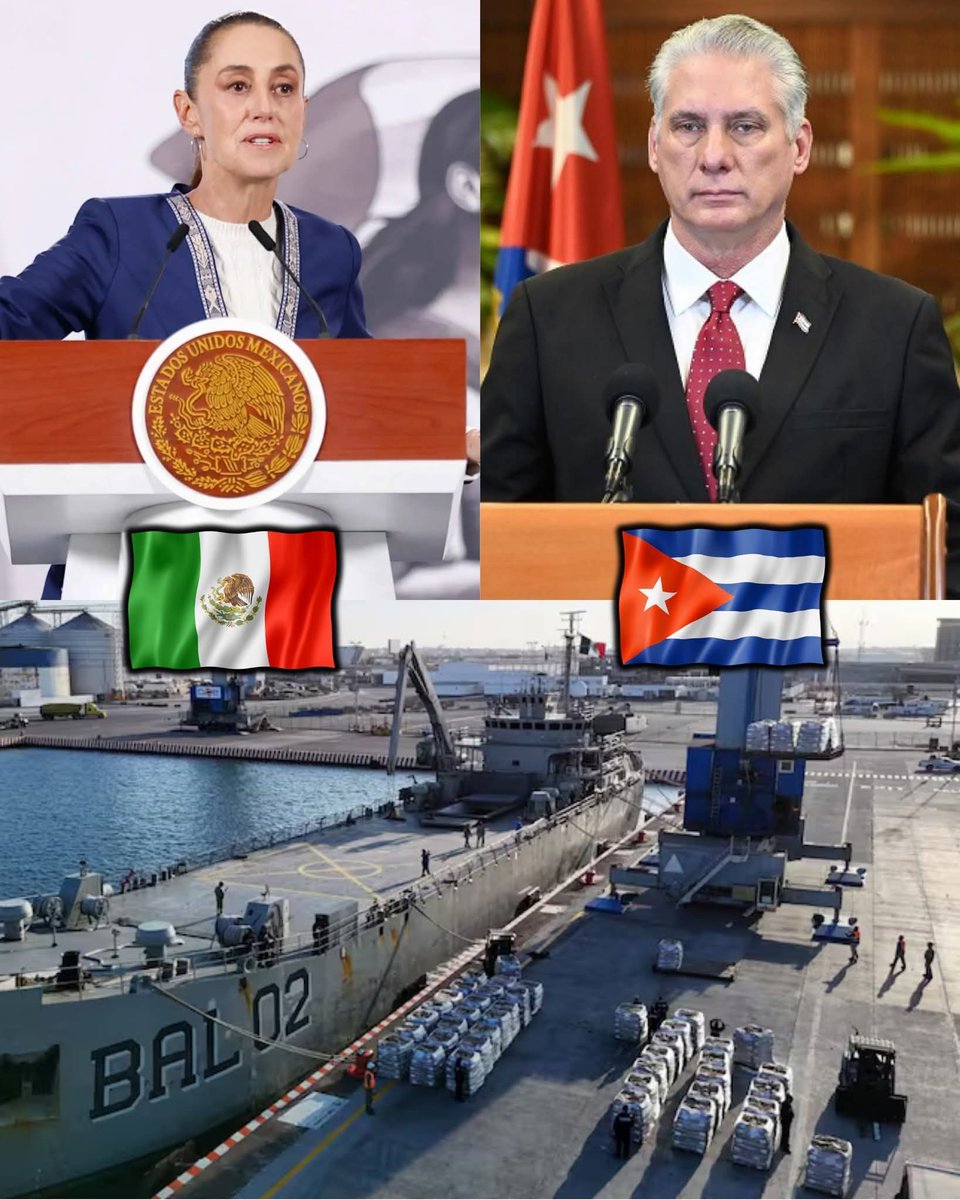 Siempre, siempre #Mexico lindo y querido, grande su pueblo y su presidenta toda una insigne mujer latinoamericana 
<a href="/Claudiashein/">Claudia Sheinbaum Pardo</a> GRACIAS 
      🇲🇽🇨🇺🇲🇽❤️🇨🇺🇲🇽🇨🇺
     #CubaNoEstáSola          #YoSigoAMiPresidente 
          <a href="/DiazCanelB/">Miguel Díaz-Canel Bermúdez</a>