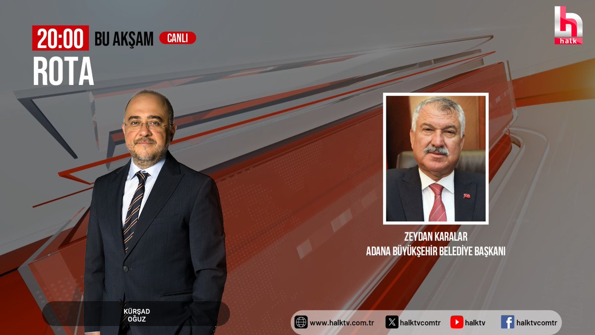 📍Adana’nın seçilmiş Büyükşehir Belediye Başkanı Zeydan Karalar Halk TV’de...

📌212 gün boyunca cezaevinde neler yaşadı?
📌CHP’den AK Parti’ye geçenler için ne diyor?
📌Göreve iade edilmezse ne yapacak?
📌İBB davaları için ne düşünüyor?

<a href="/kursadoguz/">Kürşad Oğuz</a> Rota’da soruyor
