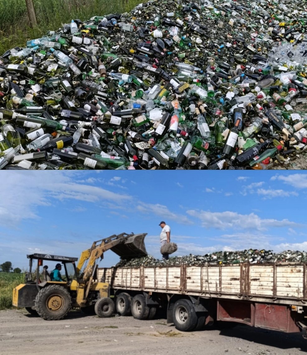 AHORA: "SAN CARLOS LIMPIO-Conexión Reciclado". Nueva carga de materiales recuperados.