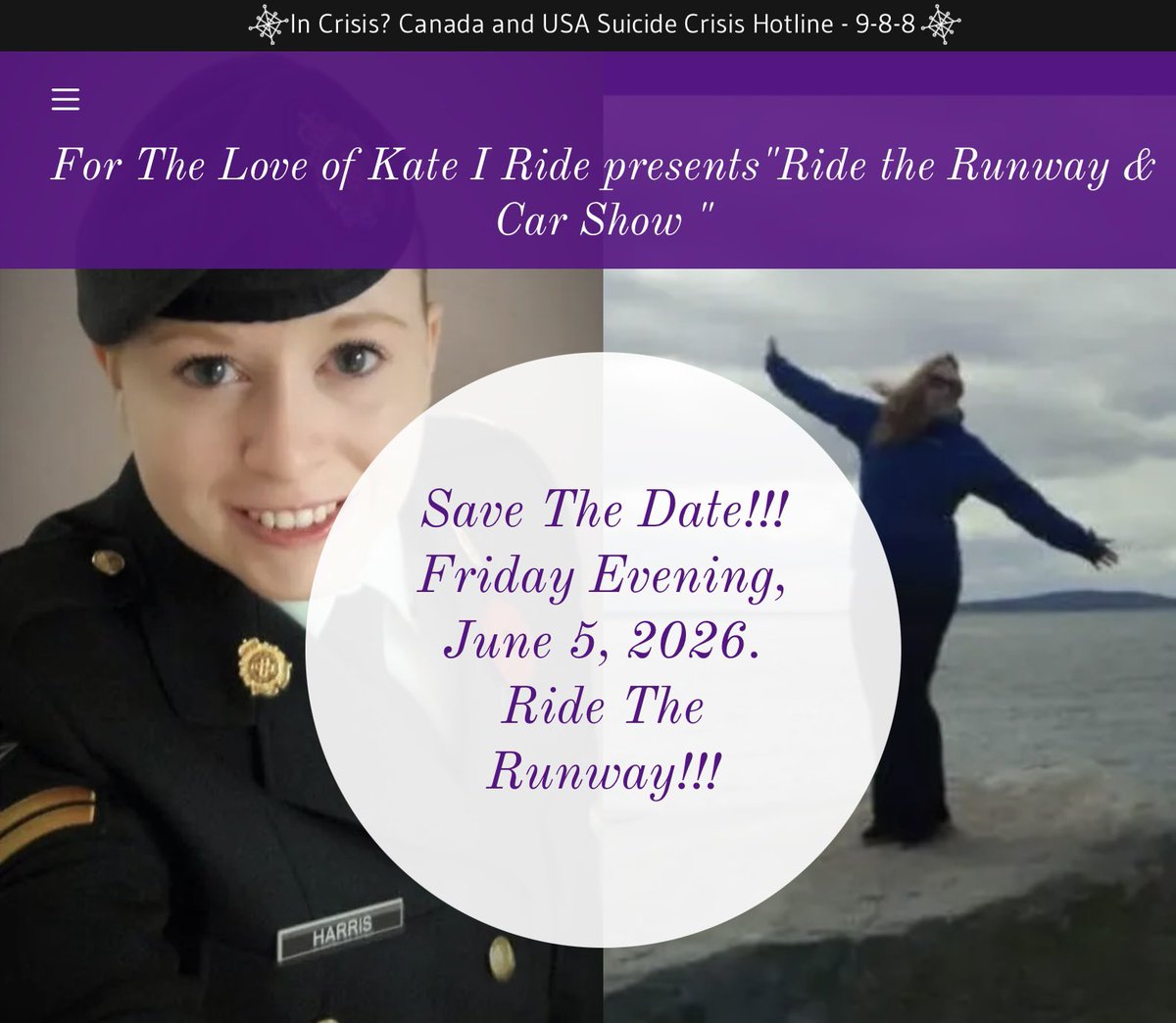 ForKateIRide's tweet photo. Save the date! Friday June 5/2026 Details to follow! https://t.co/m4QLcz5tv0