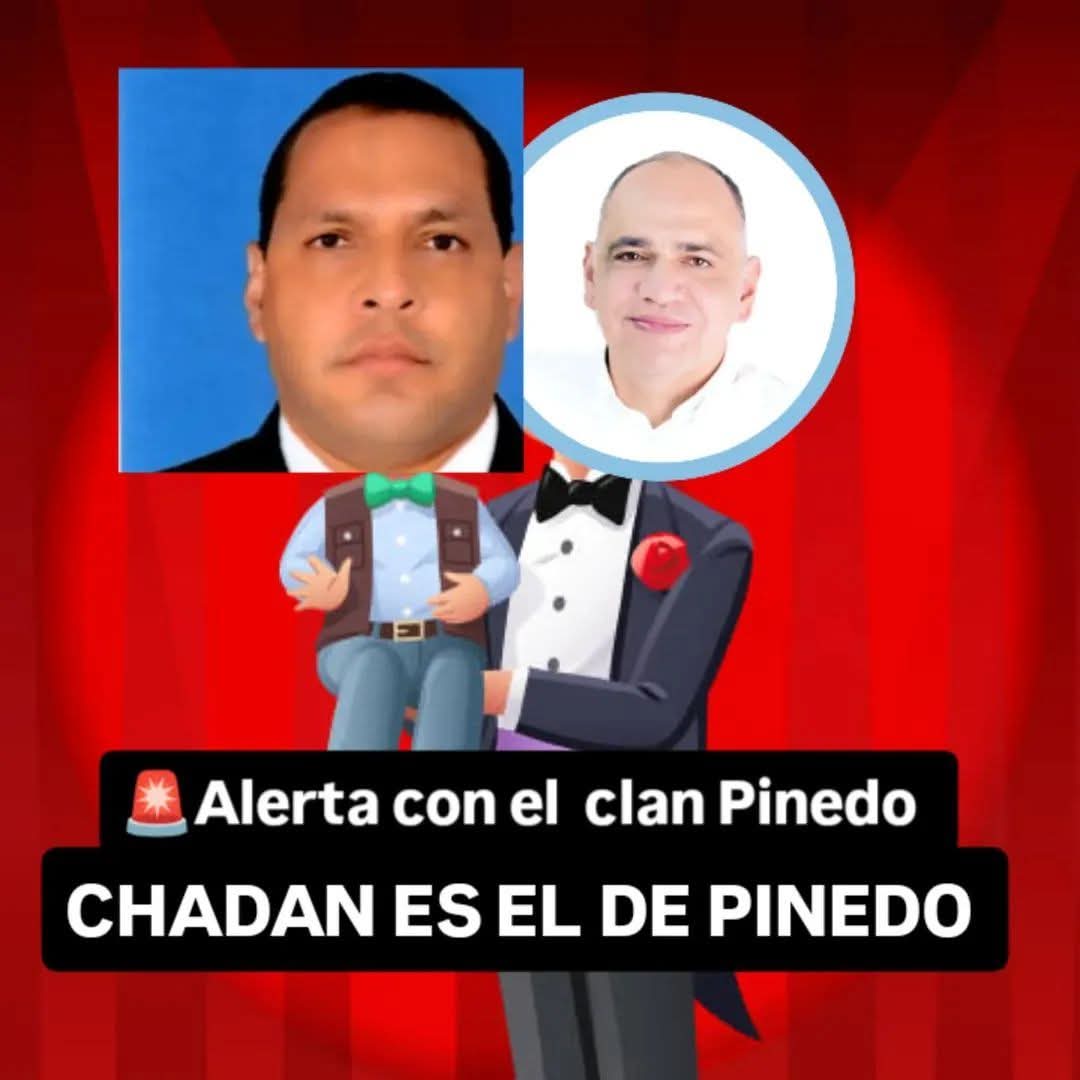El señor chadan rosado es del clan Pinedo y para rematar del <a href="/CeDemocratico/">Centro Democrático</a> el partido enemigo del pueblo 
Ni un solo voto no volveran