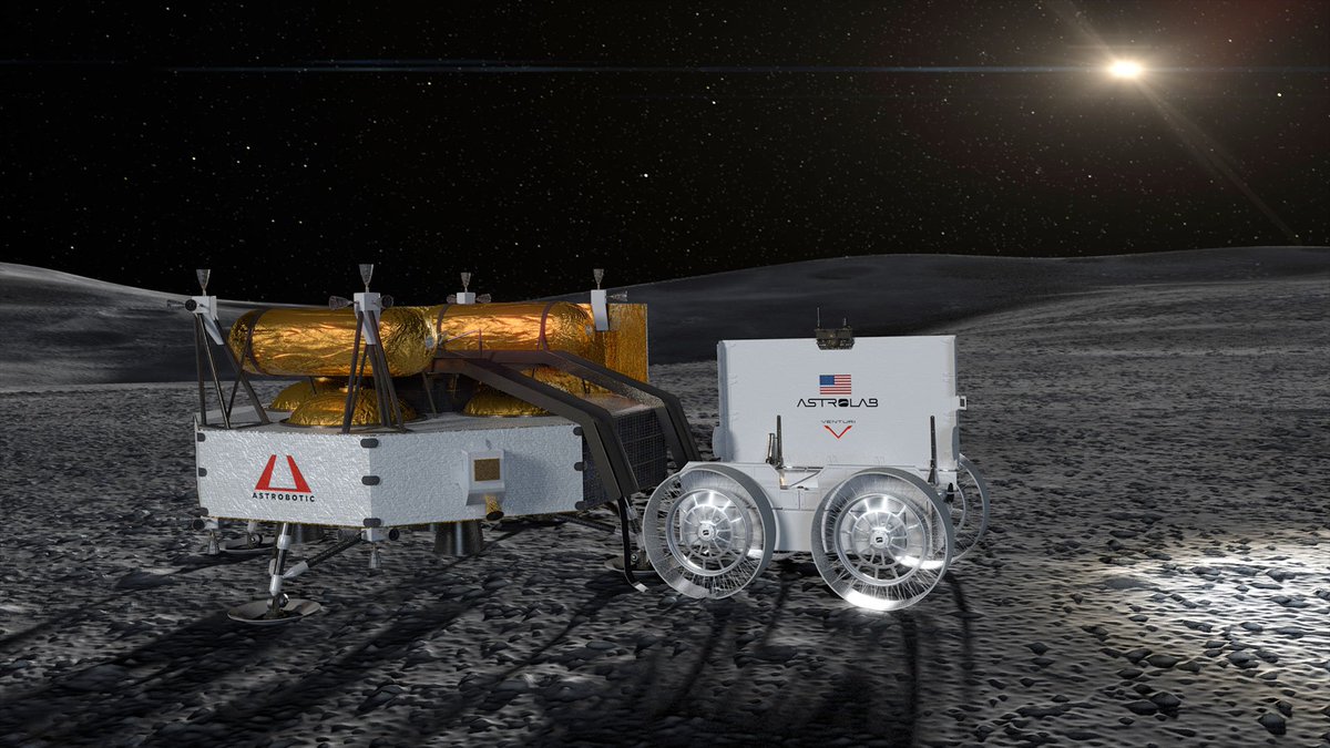 Another Apollo flag is going to the Moon.

This time it's a small flag that was hidden inside Dave Scott's OPS during Apollo 15.

It will be on Astrolab’s FLIP rover, which will land at the Lunar South Pole in summer 2026.