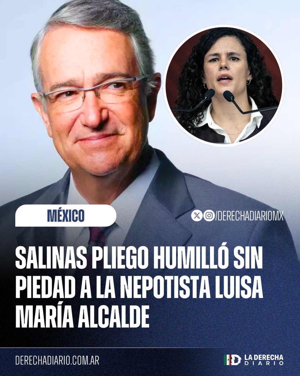 🇲🇽 | "DAÑO EMOCIONAL": El Presidente de Grupo Salinas, <a href="/RicardoBSalinas/">Don Ricardo Salinas Pliego</a>, humilló sin piedad a la nepotista Luisa María Alcalde, al restregarle en la cara la realidad que viven las familias de los mexicanos asesinados por el narco, mientras el narcopartido afirma que "van bajando