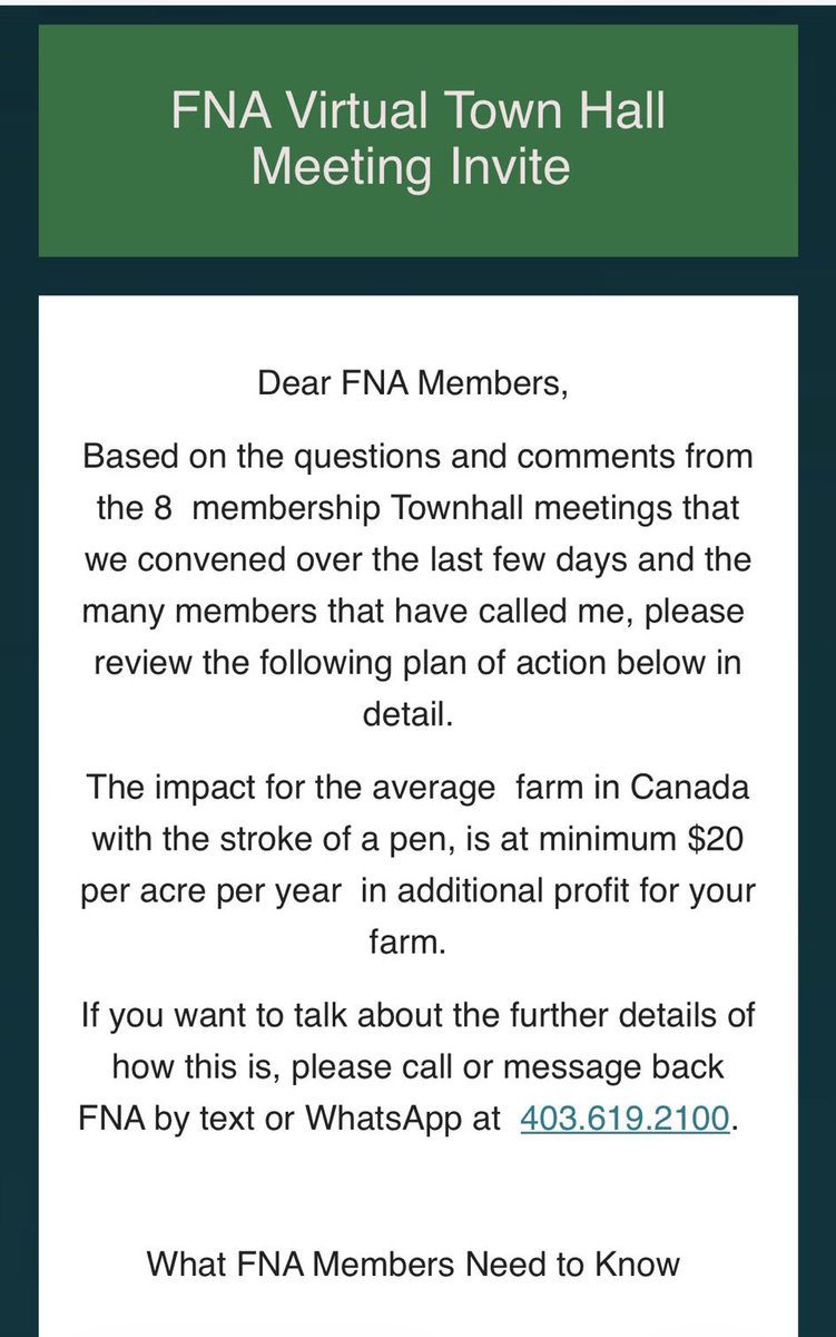 buperac's tweet photo. Jim Mann is trying to rally farmers to save AgraCity, owned by Jim and James Mann, from having its assets all sold off for pennies.

Stating there is $24 million currently owed in product and if farmers don’t invest now they may never see their product they paid for. 

But you still won’t get your product, you will get equity in the new Mann company that will sell the product. 

Jim Mann talks about the $80 million FNA has taken in memberships, why doesn’t he just buy it?

These people are fucking criminal fraudsters.