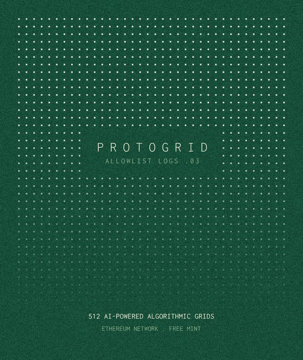 Results are out!
Protogrid access slots, batch 3  
32 issued today, ramping up in 48 hours.