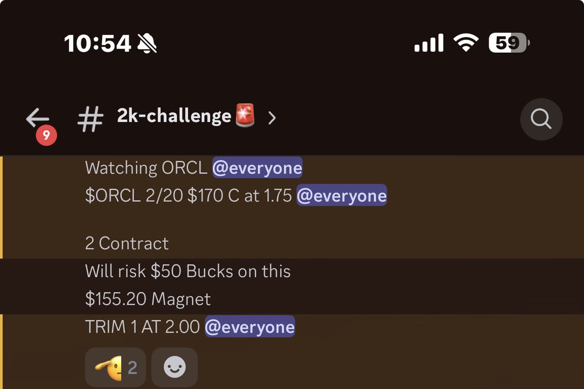 amantradesss's tweet photo. The #2Kchallenge was fun today; looking to get to $3K by end of this week.
All my signals for it are posted inside my FREE Discord with entry price, stop loss, and number of contracts I take.
https://t.co/3DYIpVHogz https://t.co/TCseDaLoMk