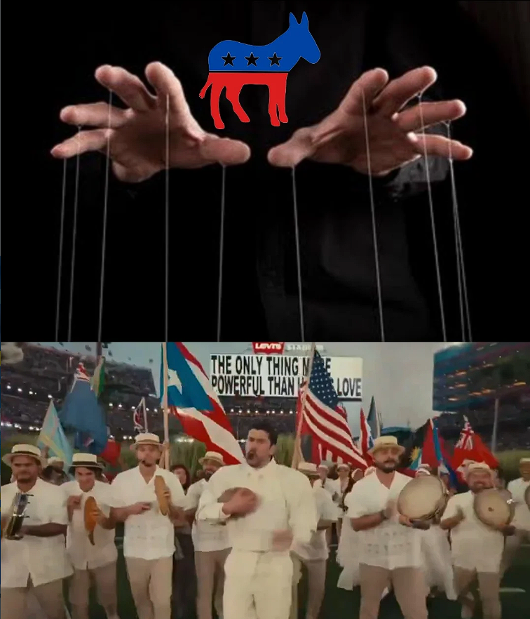 La paja mental del progresismo en analizar un espectáculo del deporte más yanqui que hay en donde las principales marcas y todo el lobby empresarial están ahí, nada puede ser inocente y librado al azar. Por lo tanto, todo está pensado y organizado.