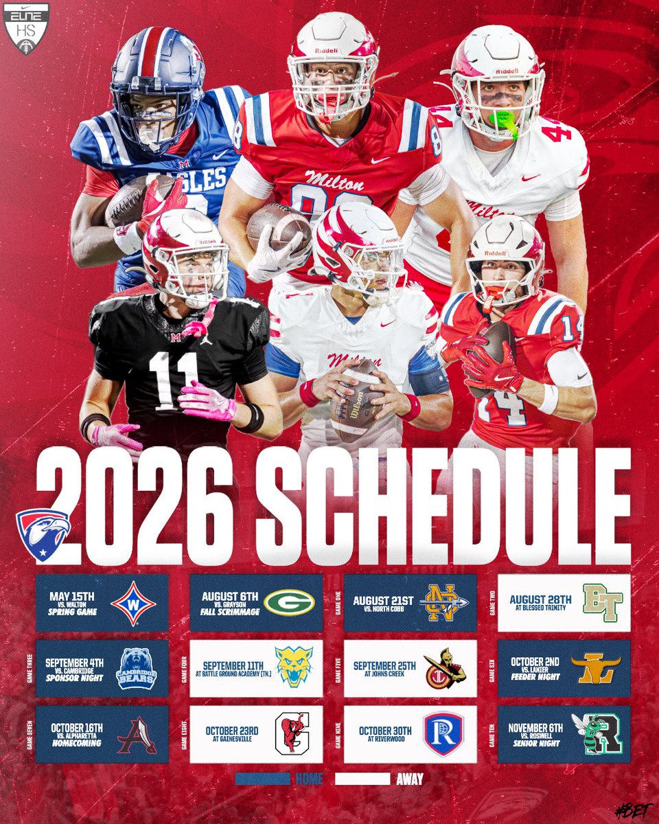 Milton High School Football tweet media