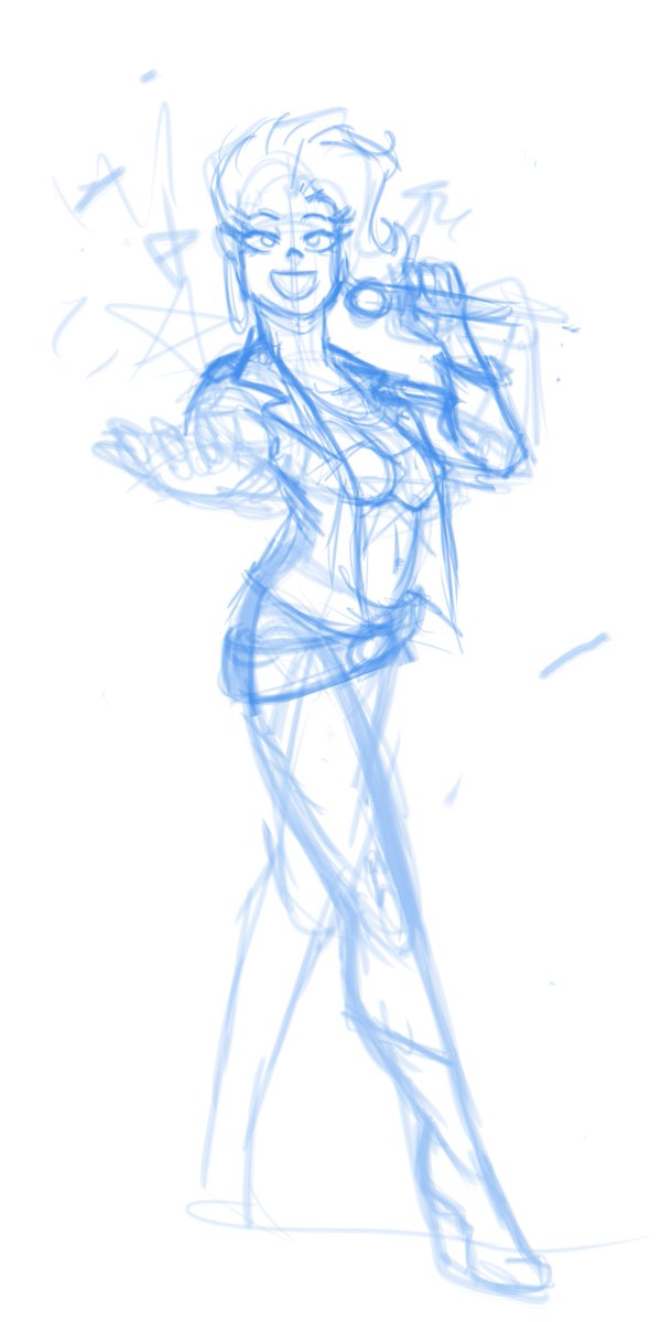 Sketchy Stacy I did to start the day