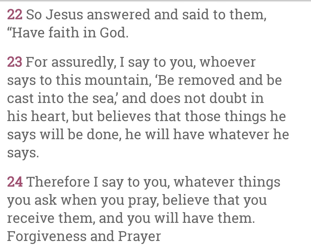 favoredarman's tweet photo. Have faith in God. Mark 11:22-24 https://t.co/qYmIWyKNZ5
