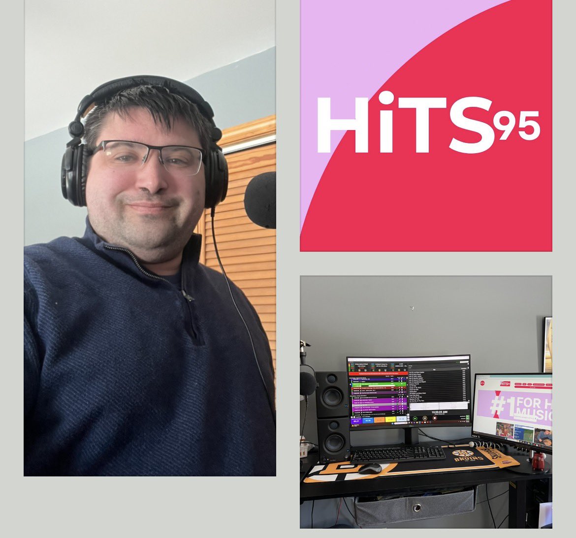 Happy Monday everyone! Come hang out with me until 3pm on HITS 95 !  Listen 🎧 on the LIVE365 app or on hits95.biz website!!