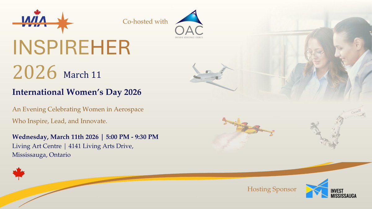 We're delighted to have been invited back to this wonderful industry event for the second year in a row. We'll be giving guests a front row seat to experience what's happening in the Aerospace industry right here in Ontario.