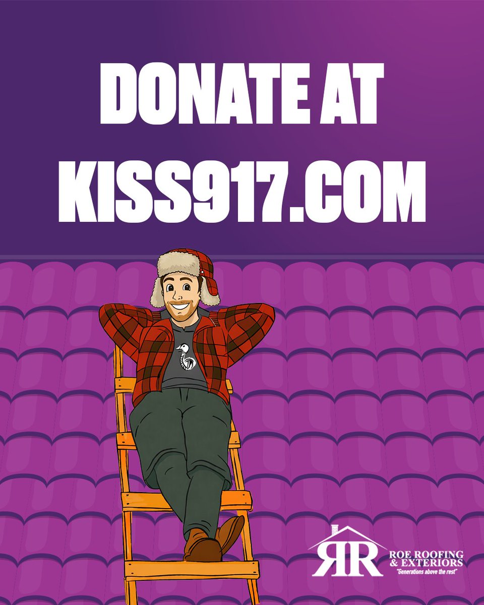🚨KEEP DONATING!🚨

💰Get Robbie OFF the roof by visiting our website kiss917.com!

Brought to you by Roe Roofing &amp; Exteriors 

#KiSS917 #Edmonton #PepperAndDylan