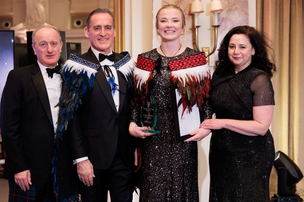 wearetheGMA's tweet photo. Huge congratulations to GMA #NextGen Co‑Chair Meg Lay, named Young New Zealander of the Year at the Waitangi Day Gala Ball! 

A brilliant recognition of her impact on grounds management and trailblazing achievements in the industry 👏

🔗 https://t.co/oSieNivSWb https://t.co/YDXqxtUb5M