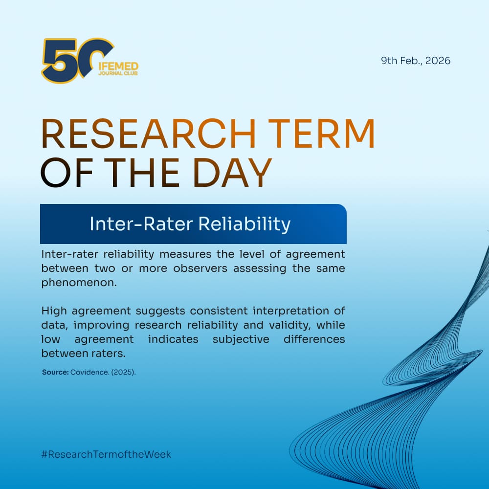 IFEMED JOURNAL CLUB tweet media