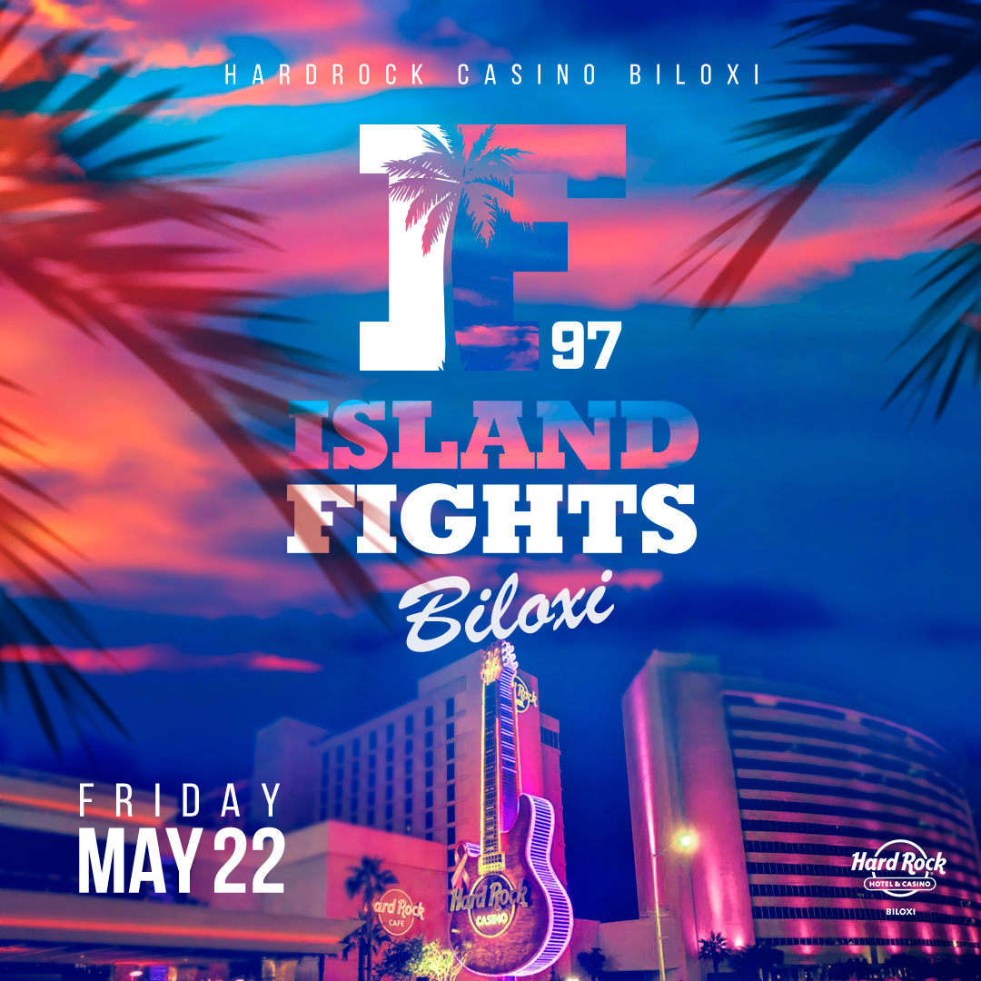 🥊🔥 Island Fights is BACK in Biloxi!
IF97 storms into Hard Rock Hotel &amp; Casino Biloxi on May 22— and you don’t want to miss a second of it. 
🎟️ Presale: Tomorrow 2/10 at 10AM CST - bit.ly/4aqX4FT
👉 Use code IF2026 for early access
🎟️ Public On-Sale: 2/11 at 10AM CST