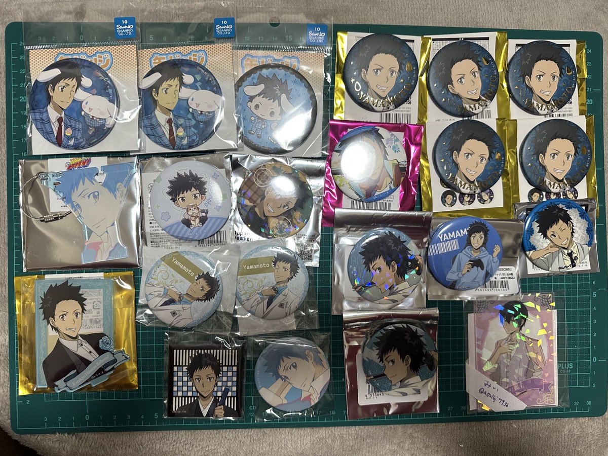 交換/譲渡】家庭教師ヒットマンREBORN！ リボーン 缶バッジ 【譲】山本