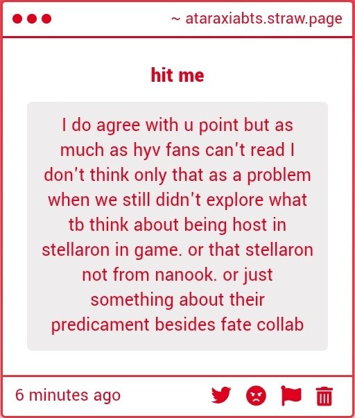 ataraxiabts's tweet photo. naturally i don't think the way hyv approaches the tb's writing is perfect by any means but imo them hosting a stellaron is something that ought to be explored at a point where we actually get to understand what a stellaron is. the tb exists as a person beyond the stellaron https://t.co/7Llx9B5UOa