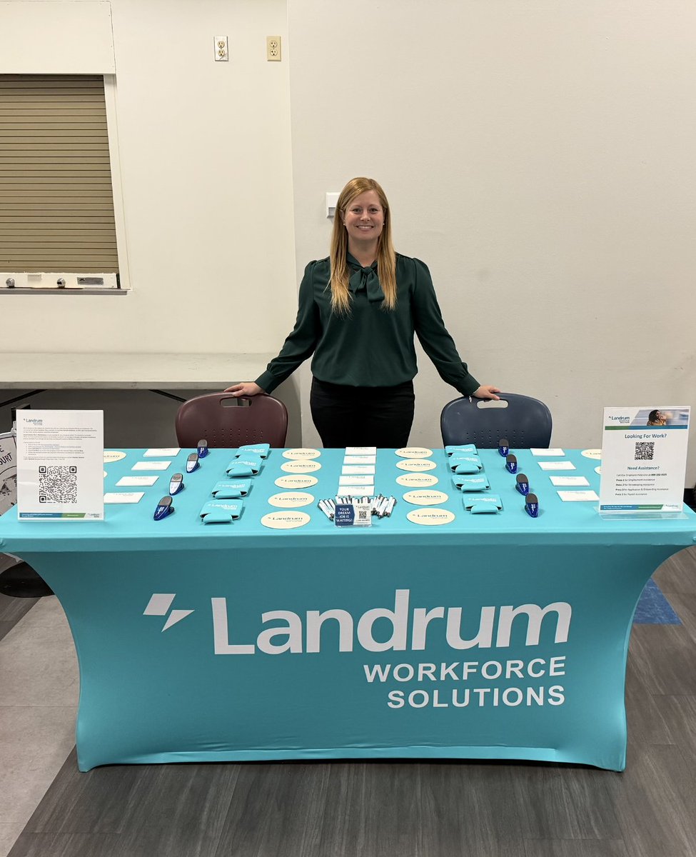 LandrumJobs's tweet photo. Tina Collins, CSP, spent the day meeting motivated students at the Career &amp; Technical Education Job Fair, where conversations sparked ideas, confidence, and new possibilities.

If you’re exploring what’s next, we’re here to help you get started: https://t.co/VlzF6I4T6e💼✨ https://t.co/M8JpfoWaFz