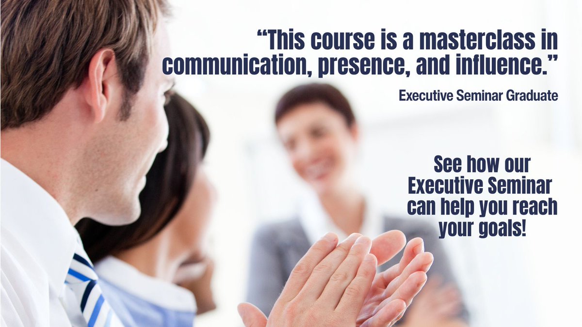 Fast-track your ability to present and persuade. Our Executive Seminar builds critical skills with on-your-feet practice and personalized coaching. We still have a seat open in our March class. Learn more and sign up: buckleyschool.com/training/execu…