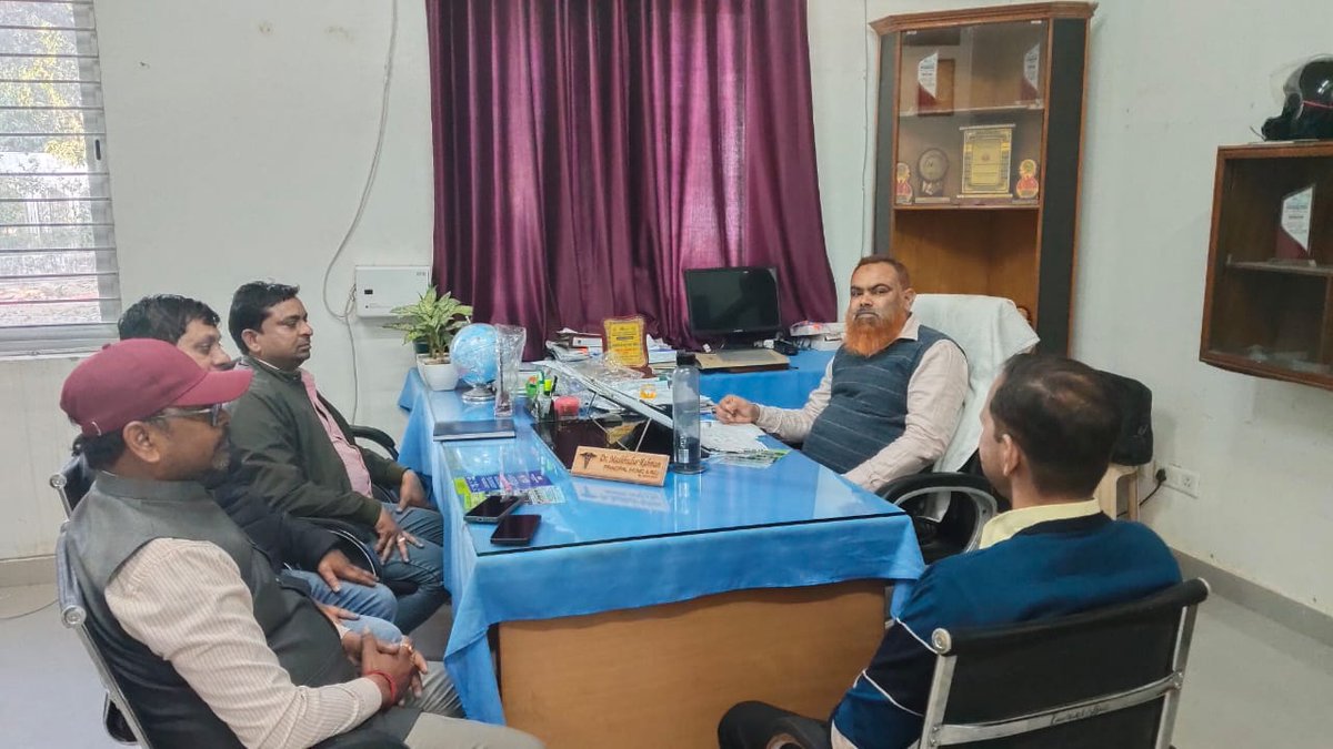 NTEPLUCKNOW1's tweet image. #Meeting with #Principal #Hayat_Institute of #Nursing
&amp;amp; #Principal_Hayat_Unani_Medical_College लखनऊ #Nikshay_Mitra #TBFREEINDIA 09Feb 2026 #STS_DTC_TBHT_ERAMC_RLB LUCKNIW @AmitGhoshIAS @CMOfficeUP @GovernorofUp @MoHFW_INDIA @nhm_up @nhm_up @TBHDJ