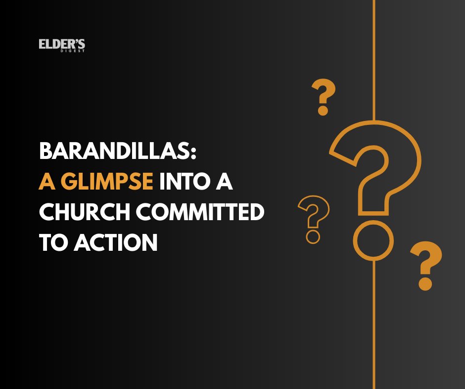 “...This church has embraced the vision that every believer is both a disciple and a disciple-maker.” — Balvin B. Braham

In under 15 minutes, you can hear all five aspects of the Barandillas church system. 
Click the link to listen ⤵️
eldersdigest.transistor.fm/episodes/baran…