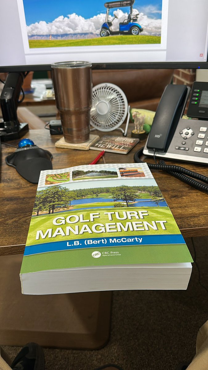 Great to see <a href="/DrBertMcCarty1/">Dr. Bert McCarty</a> honored for his contributions to the golf industry this past week. Golf Turf Management is a must have all inclusive bible for any super!