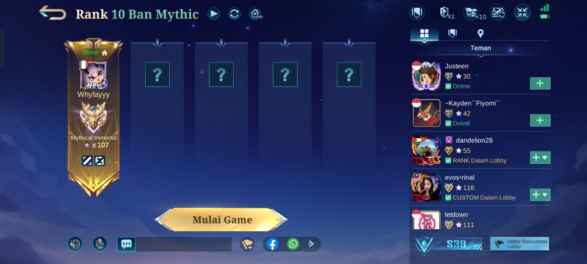 Rank tikglo tikmo mari buat party selain roam