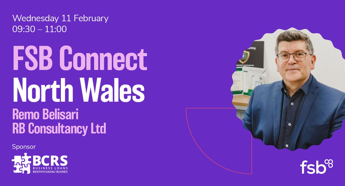 FSBNorthWales's tweet image. ⏰Booking closes soon!⏰

Join #FSBConnectNorthWales this Weds (11 Feb) 

Hear cyber expert Remo Belisari on protecting your business &amp;amp; network with other local businesses🤝 

Final tickets 🔗 go.fsb.org.uk/49HldYA

📅 11 Feb |🕤9.30-11.00am |🗺️ Northop

#BusinessNetworking