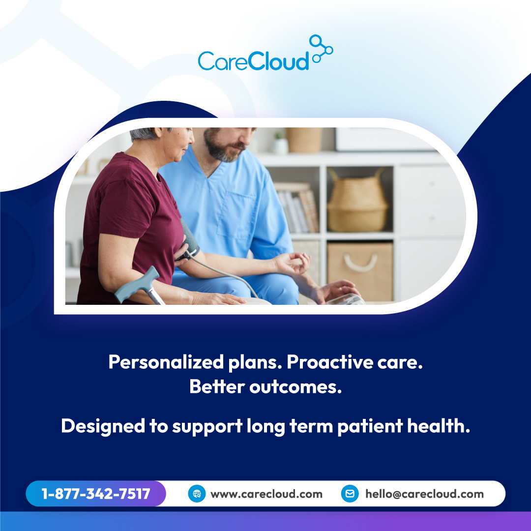 CareCloud's tweet image. CareCloud’s Chronic Care Management software supports personalized care plans, proactive health management, and better outcomes helping providers deliver more effective chronic care.

Explore more: hubs.li/Q042jzyD0

#CareCloud #CCM #ChronicCare #DigitalHealth #HealthcareIT