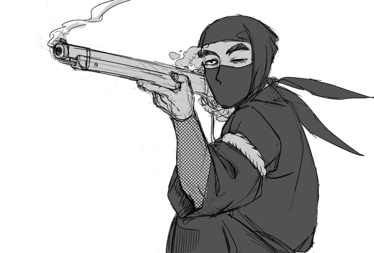 「火縄銃の名手のやまもとさん見たいよね 激メロよ…」|蝶凜のイラスト
