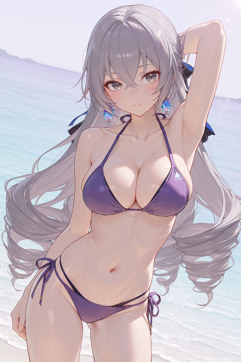 MotuNikomiAI's tweet photo. ブローニャ｜Bronya
深夜の～崩壊
SFW illustration https://t.co/xT1jCr59WP