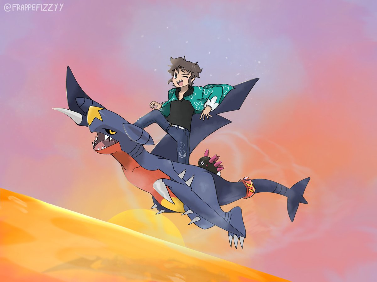 Beaming into the sunset with Beam the Garchomp !!🌅🦈

#Garchomp #Pokemon #Pokemon30