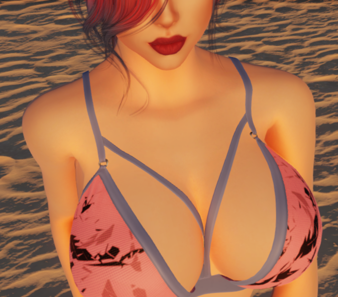 Kudos to the bikini hanging on for her dear life 👙💢while i keep the camera steady 📸👀

And to claim this was a totally 'innocent shoot' while looking at me like that?? 🤔😏

looks like the first shoot together with <a href="/yurino3dx/">Yurino</a>  and I'm already in trouble of wanting more~ 😍