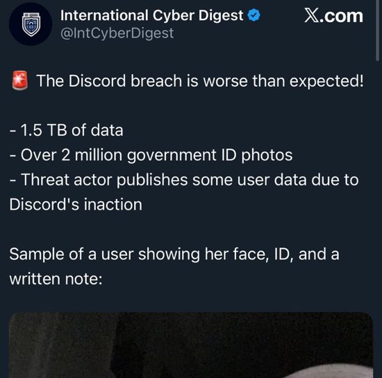 Don't give Discord your DNI