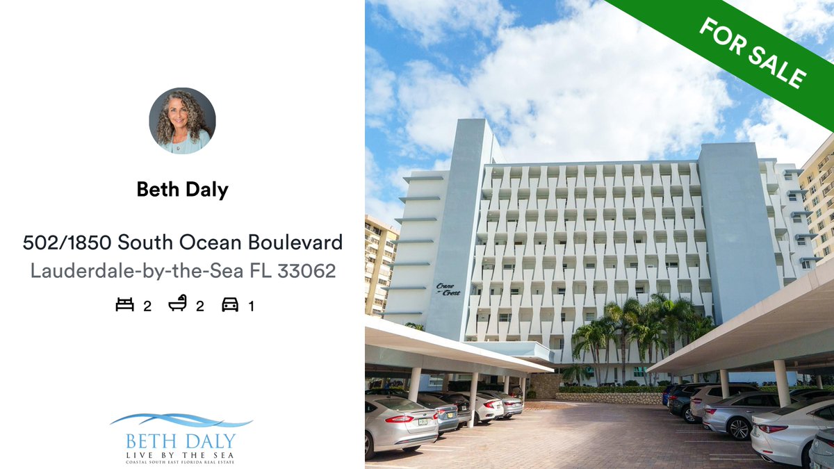 FLHomeSales's tweet photo. 🛌 2 🛀 2 🚘 1
📍 502/1850 South Ocean Boulevard, Lauderdale-by-the-Sea, FL, 33062

My latest listing on RateMyAgent.
FL Realtors BK0667493
https://t.co/eHp7fKgpzL

...
#ratemyagent #realestate https://t.co/W6BICKAhYW