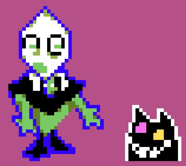 barakabamus's tweet photo. #DELTARUNE #deltarunetomorrow #DeltaruneChapter3 #deltarunechapterrewritten #deltarunefanart #pixelart #fanart https://t.co/ReRXLLuBY1
