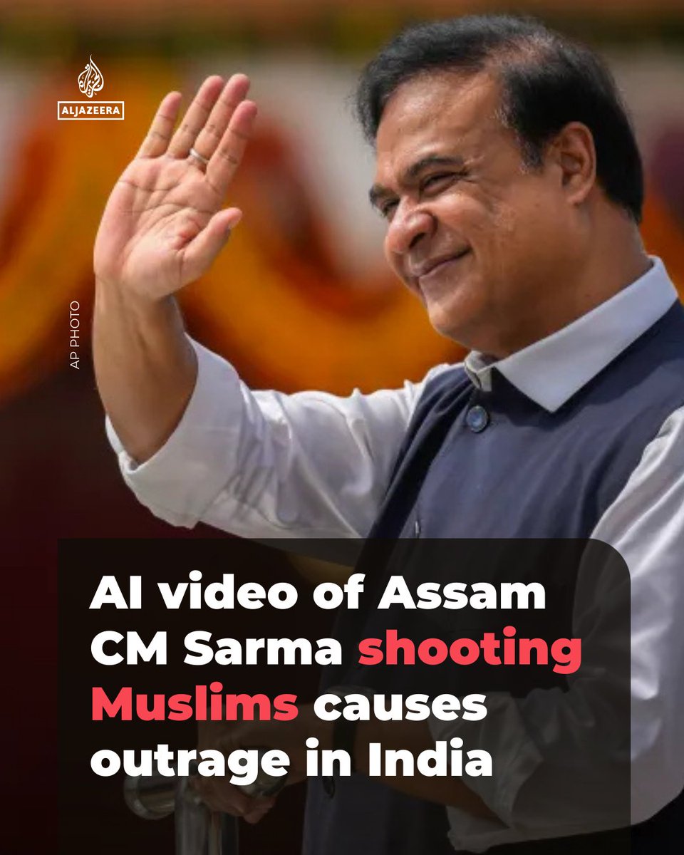 Developing News : A now-deleted AI video shared by India’s Hindu nationalist BJP party in Assam ...