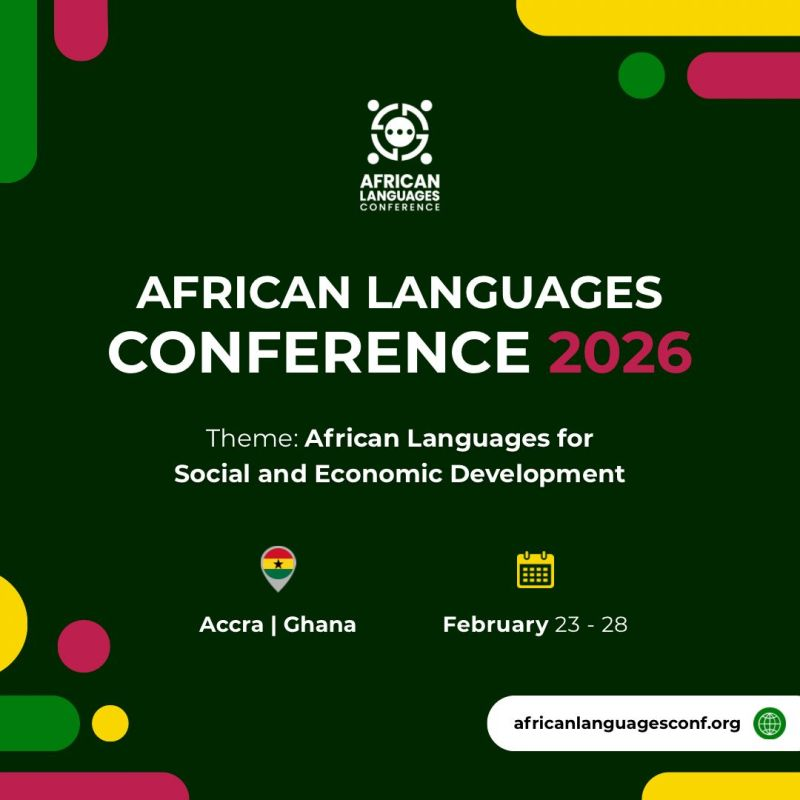 This month, we join the African Languages Conference (AFLC) 2026 to explore how #Africanlanguages shape social and economic development.

Beyond words, African languages are driving innovation, and redefining how the world experiences Africa.

Register: africanlanguagesconf.org