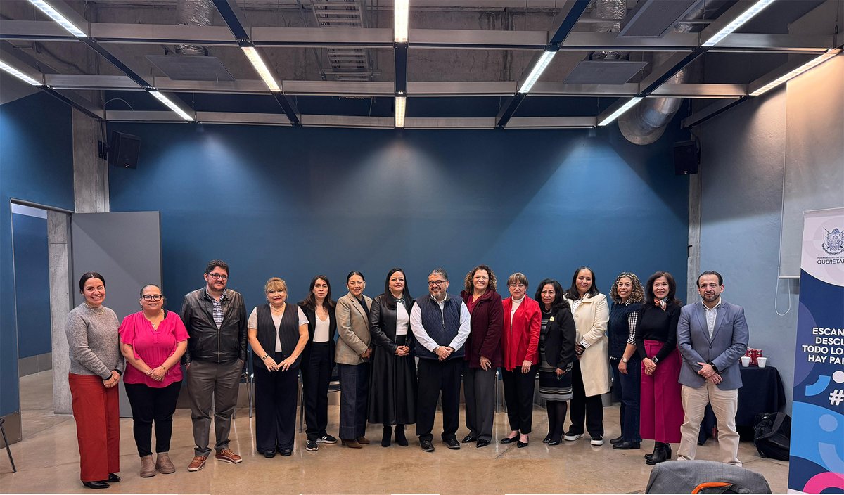 IEEC_Tec's tweet photo. El trabajo coordinado con los distintos niveles de gobierno en materia educativa fortalece al sistema.

El viernes pasado participamos en la sesión de trabajo con Mónica Rojas, titular de la Unidad de la Nueva Escuela Mexicana de @SEP_mx, autoridades de @educacionqro y direcciones de los subsistemas de media superior para compartir reflexiones sobre Rutas de Aprendizaje, programa que llevamos a cabo con la Secretaría de Educación de Querétaro.