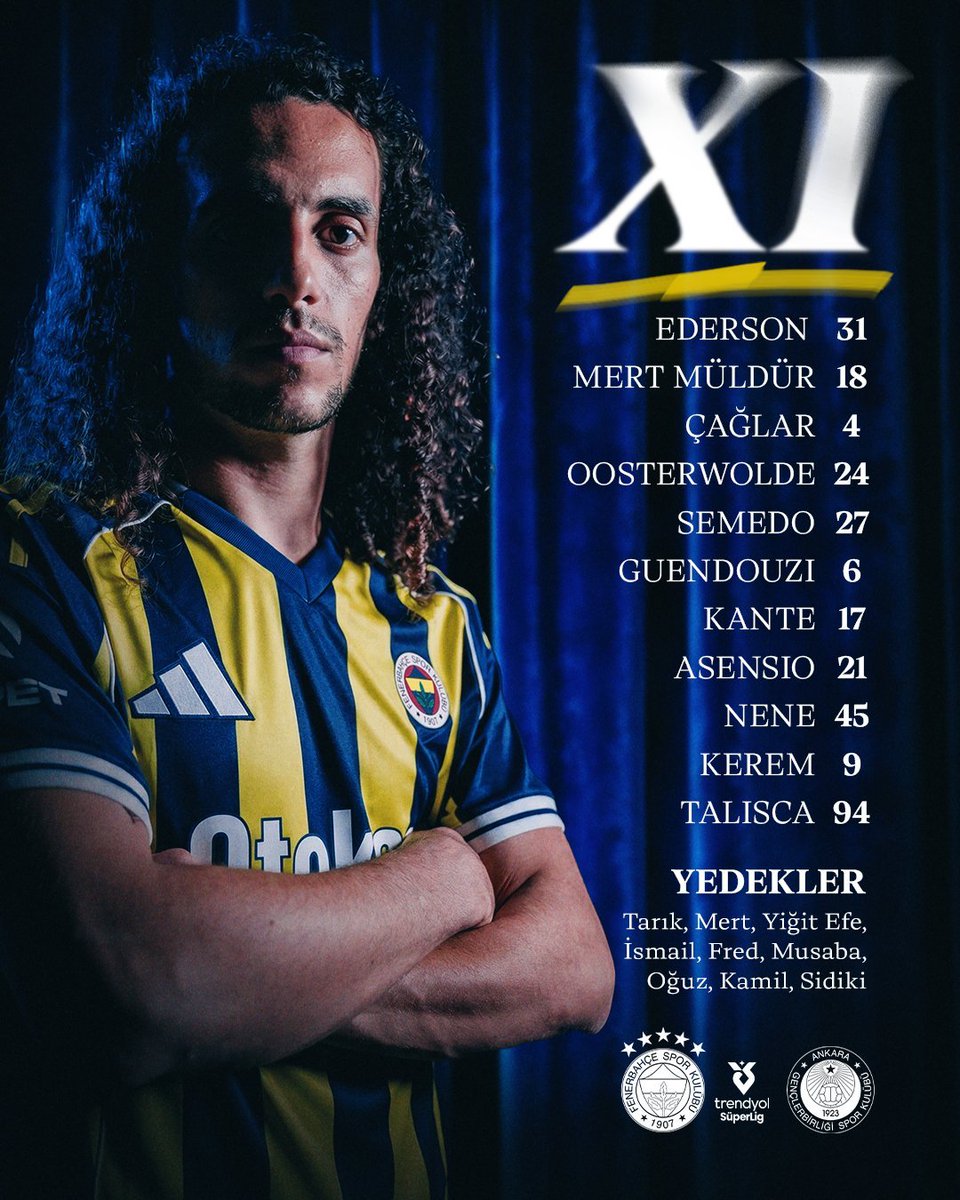 19:30'da yayındayım, beklerim!

kick.com/turkoglucagdas

Fenerbahçe-Gençlerbirliği Canlı Takip &amp; N'golo Kante İlk 11 💛💙