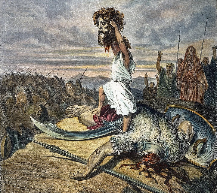 When God wanted to make a King out of David he didn't send him a crown. He sent him Goliath.

While the soldiers of Israel stood paralyzed by the size of the Philistine champion, Goliath, David saw something they didn't. 

He saw a man defying the Living God. 

David refused the