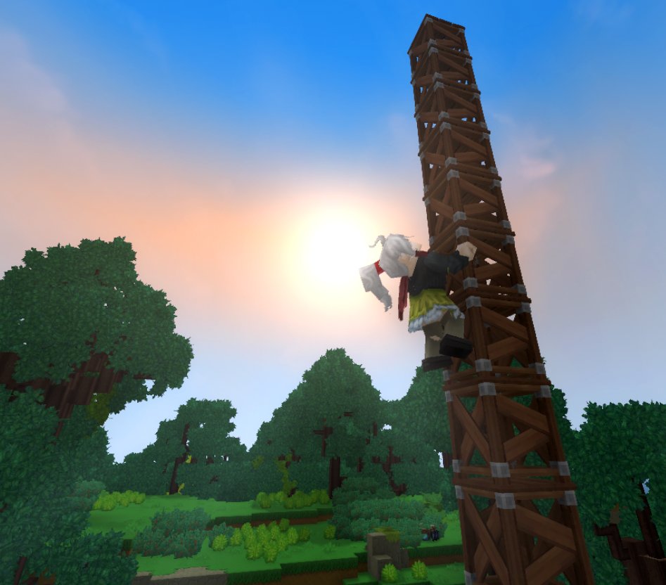 ItsHiggue's tweet photo. I got tired of using cobblestone to get higher up when building or mining, so I made a mod to fix that.
Took a while to nail the style of each type, but I think they turned out pretty good in the end.
Available on @GameBanana @CurseForge and @modtalenet!
#Hytale #HytaleModding https://t.co/OvSrpyZLUo
